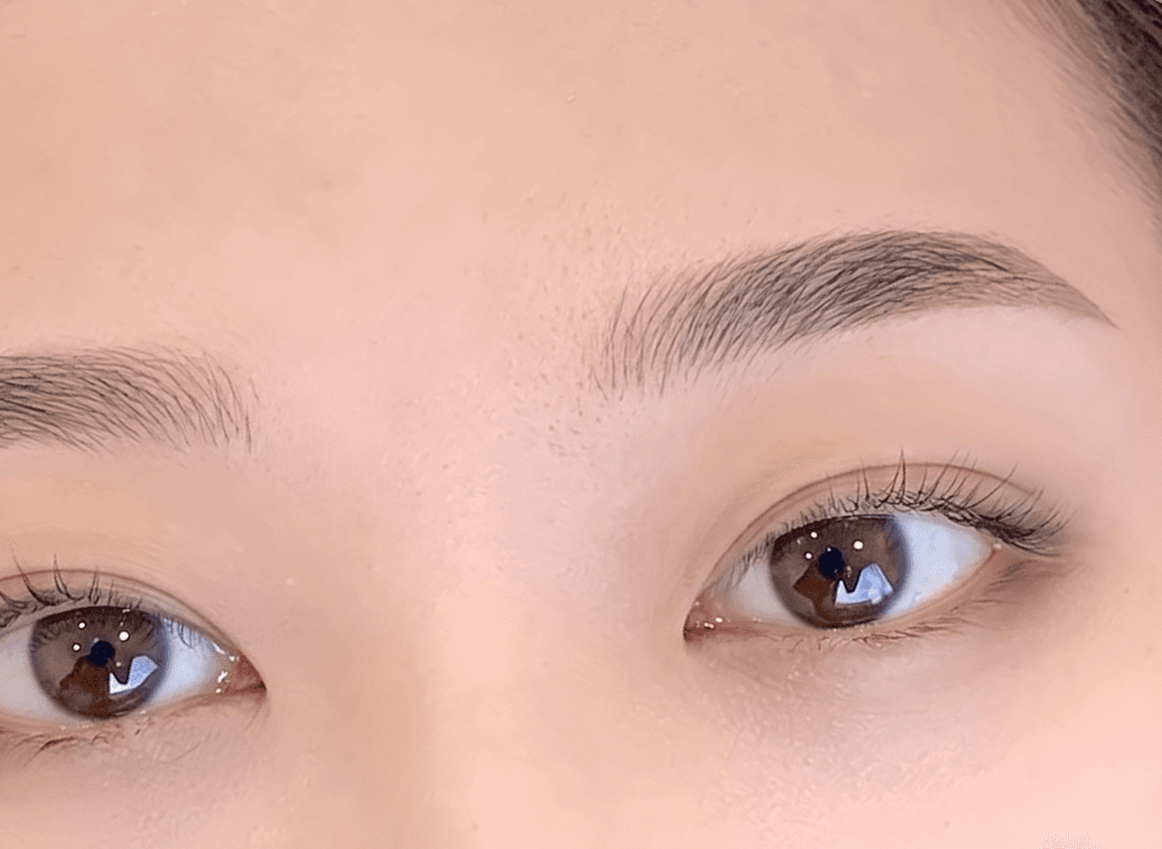 그라데이션눈썹